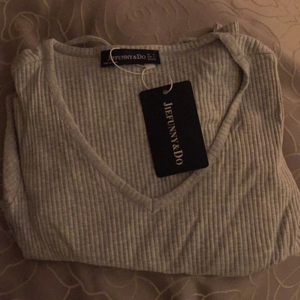 NWT Double Sided Lace-up Top π - Picture 6 of 6